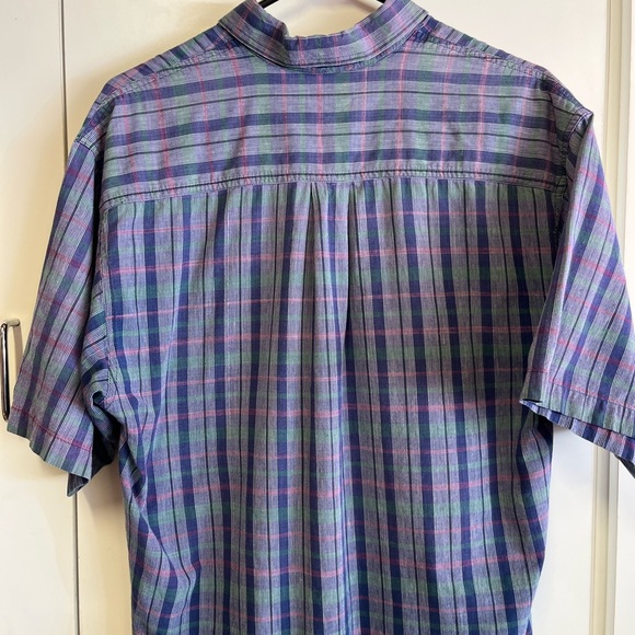 Vintage Robison medium button up blue shirt. - Picture 2 of 4